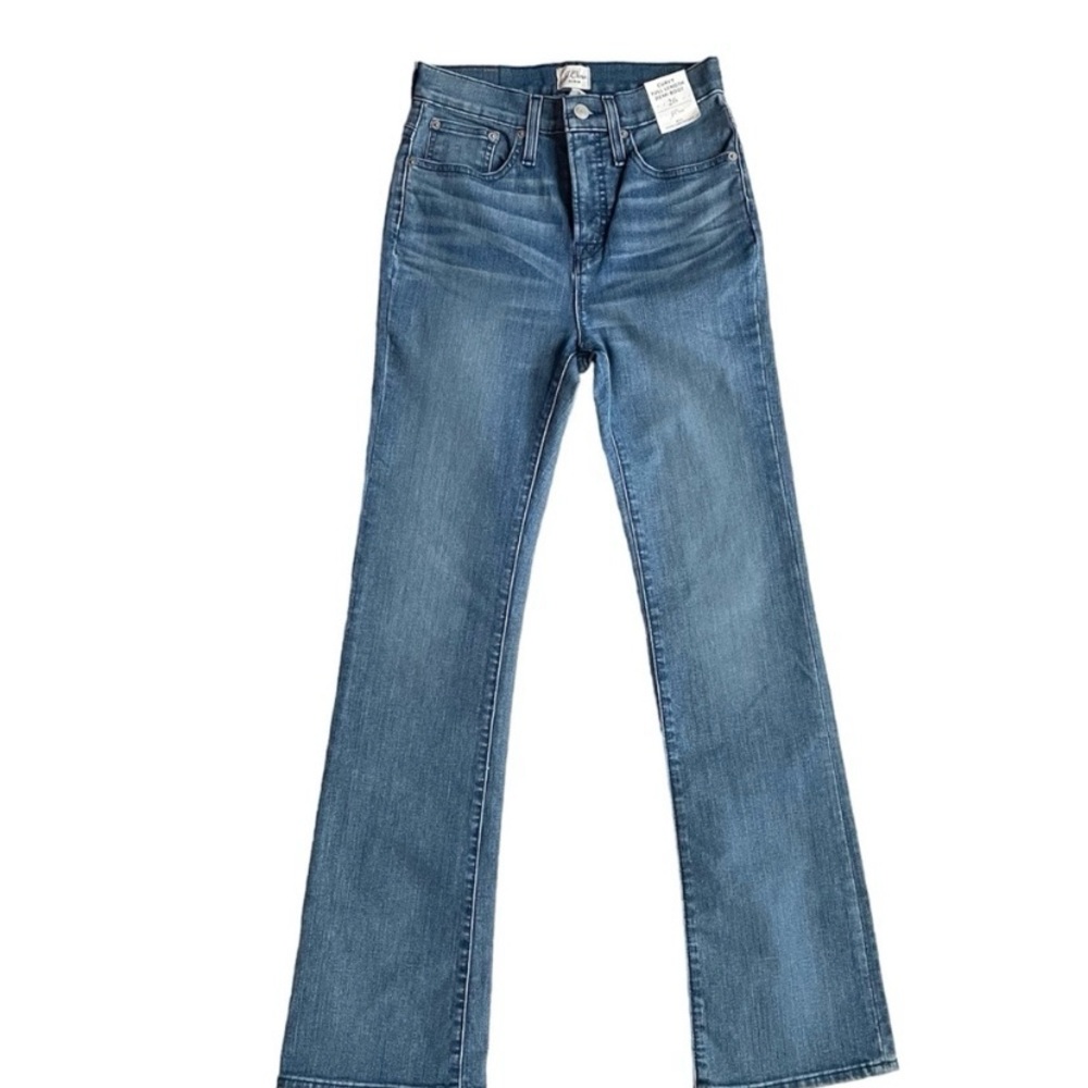 J Crew Curvy Full Length Demi Boot Cut Jeans 32Tall or 12/14w